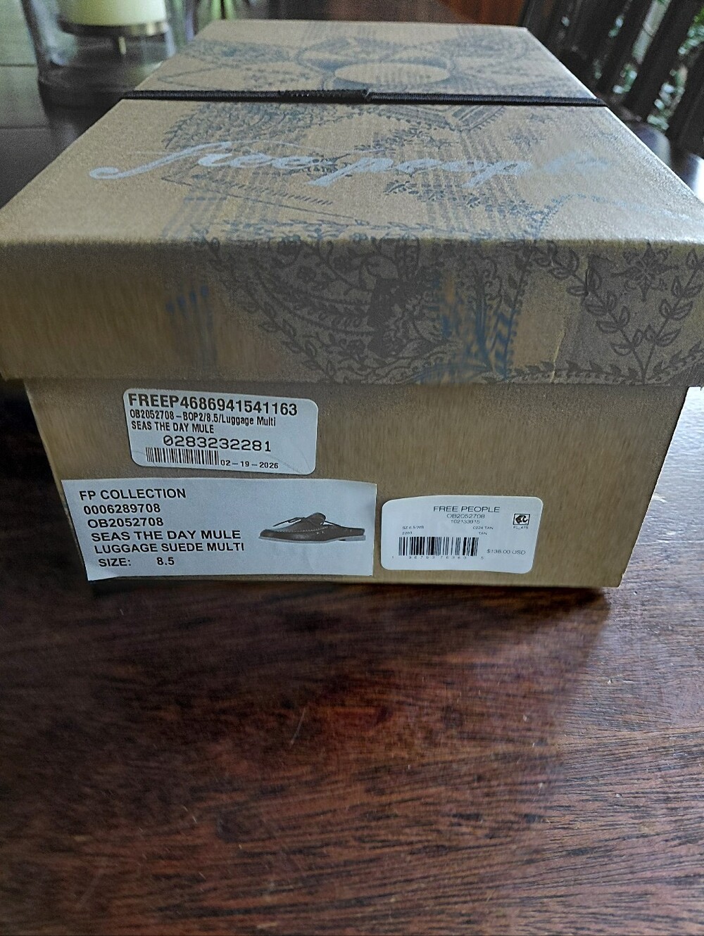 NEVER WORN / Brand New FREE PEOPLE SEAS THE DAY MULES - Picture 3 of 9